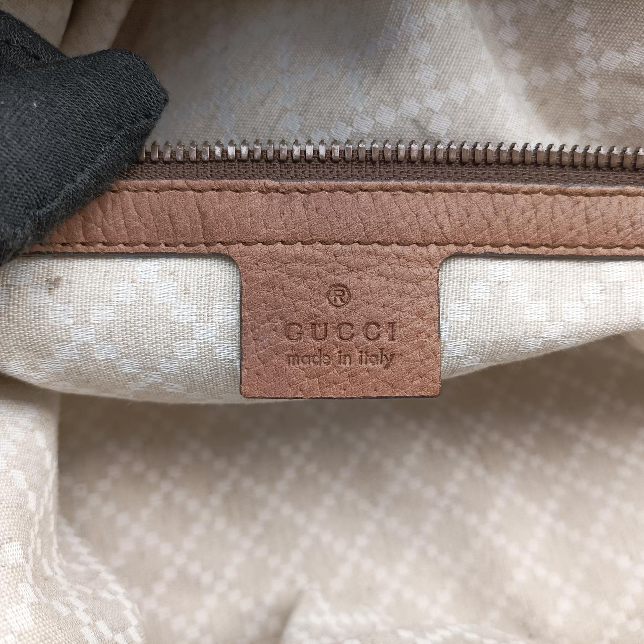 Pre-owned Gucci Stripe Weekender Multicolour canvas 312048 shoulderbag | stylenewstar