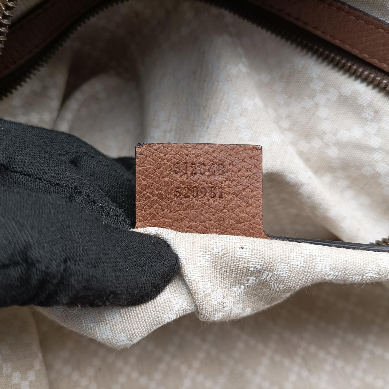 Pre-owned Gucci Stripe Weekender Multicolour canvas 312048 shoulderbag | stylenewstar