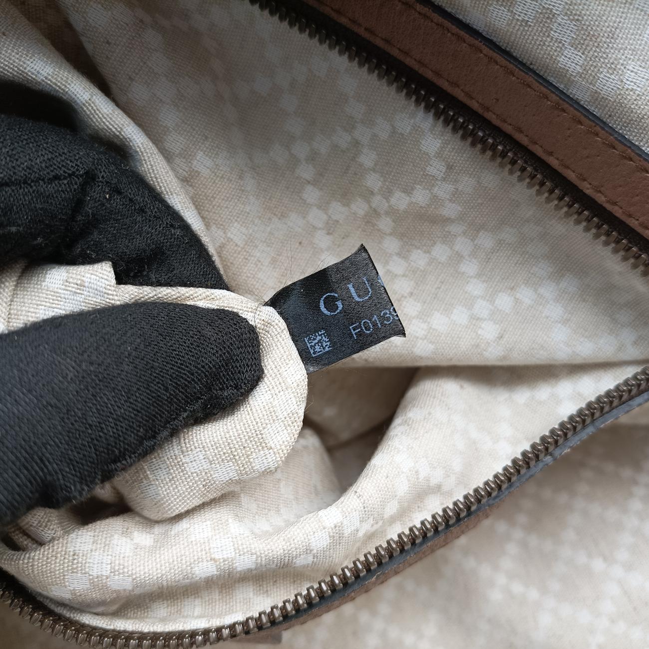 Pre-owned Gucci Stripe Weekender Multicolour canvas 312048 shoulderbag | stylenewstar