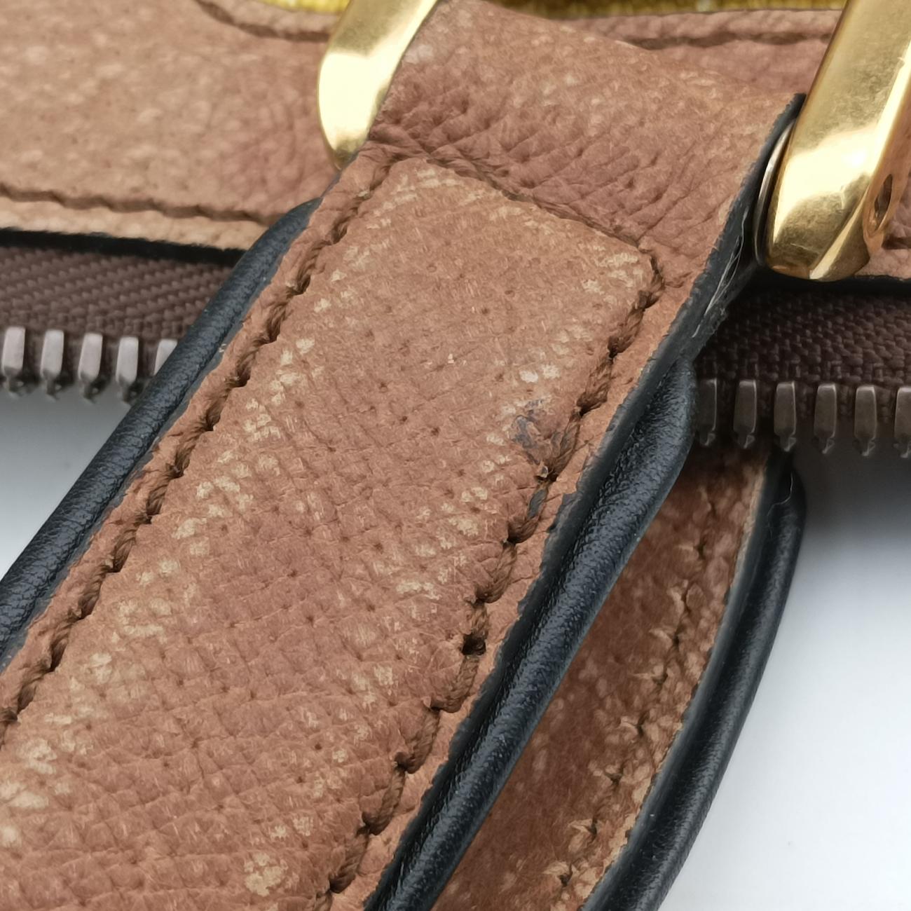 Pre-owned Gucci Stripe Weekender Multicolour canvas 312048 shoulderbag | stylenewstar