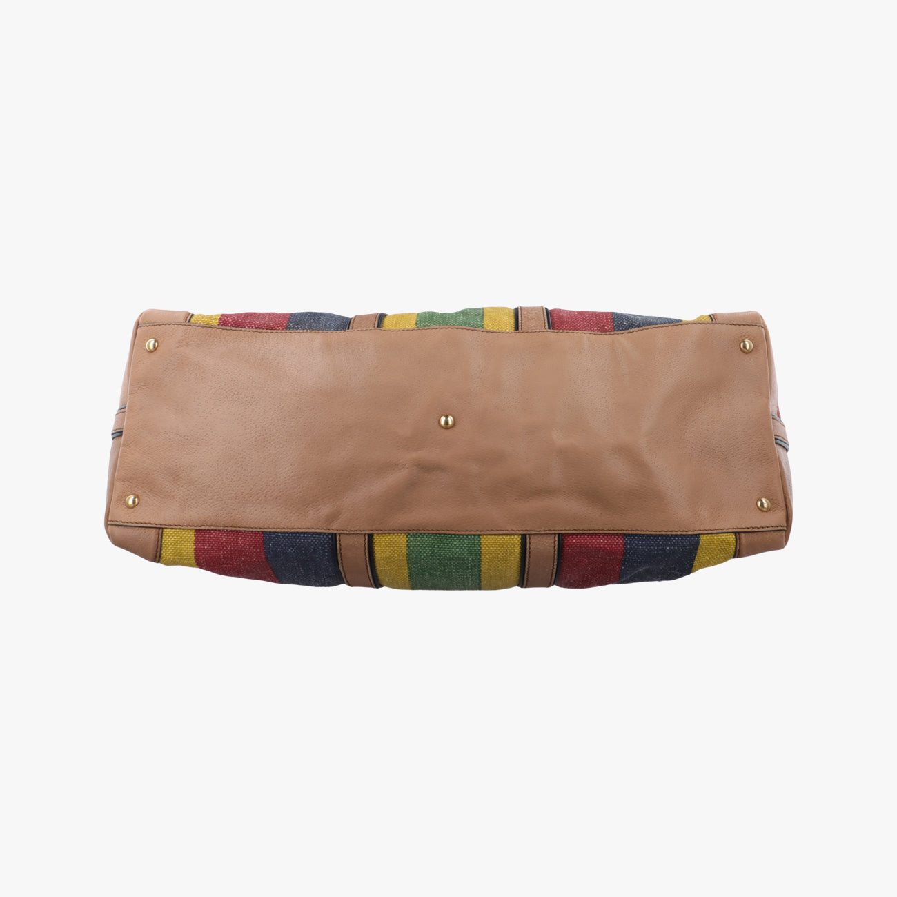 Pre-owned Gucci Stripe Weekender Multicolour canvas 312048 shoulderbag | stylenewstar