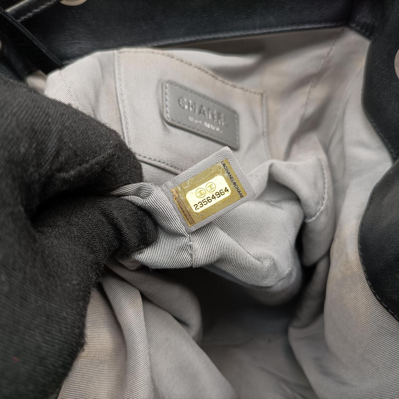 Pre-owned Chanel Matrasse Black Leather A93589 backpack/rucksack | stylenewstar