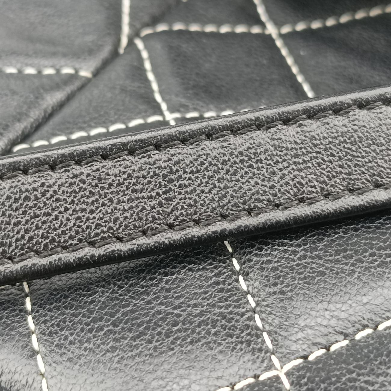 Pre-owned Chanel Matrasse Black Leather A93589 backpack/rucksack | stylenewstar