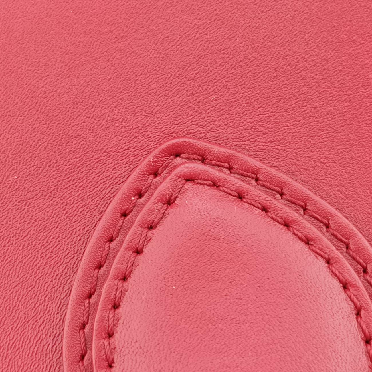 Pre-owned Celine Luggage Mini Shopper Red Leather  handbag | stylenewstar