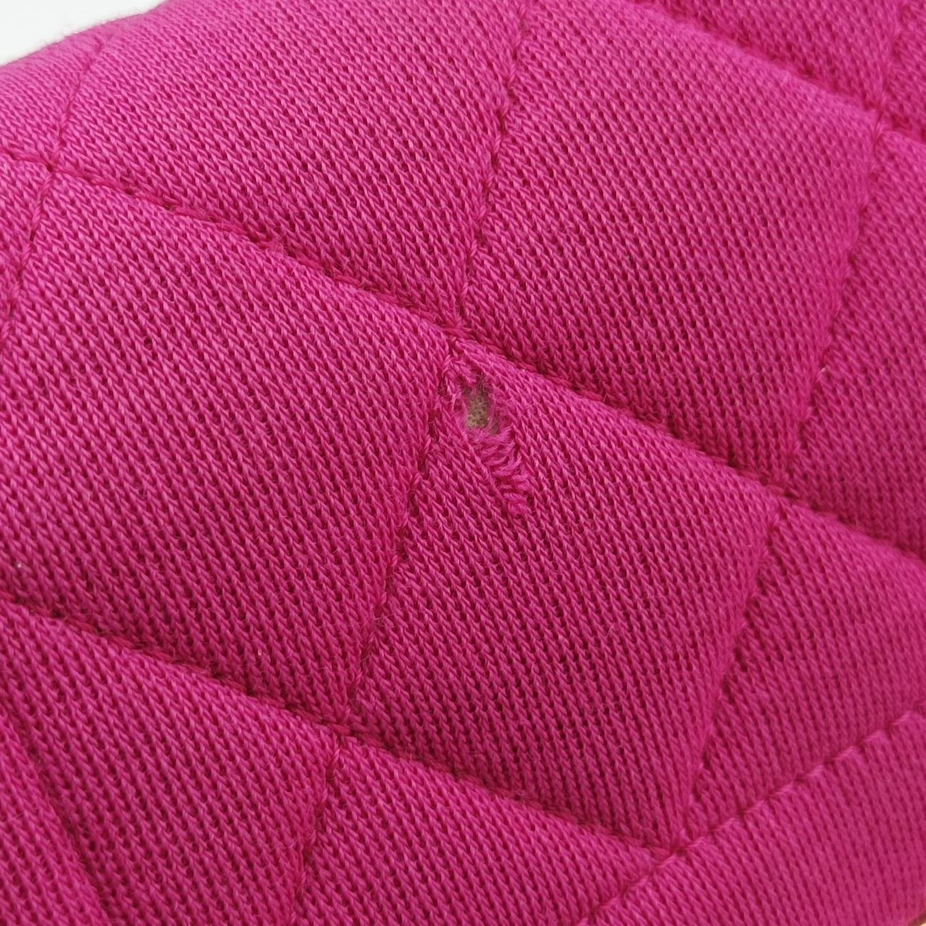 Pre-owned Chanel Matelasse Cotton Single Flap Rose fabric A92501 shoulderbag | stylenewstar