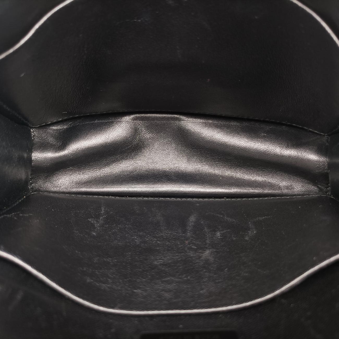 Vintage Prada Cahier Black×Blue Leather×Patent 1BH018 shoulderbag | stylenewstar