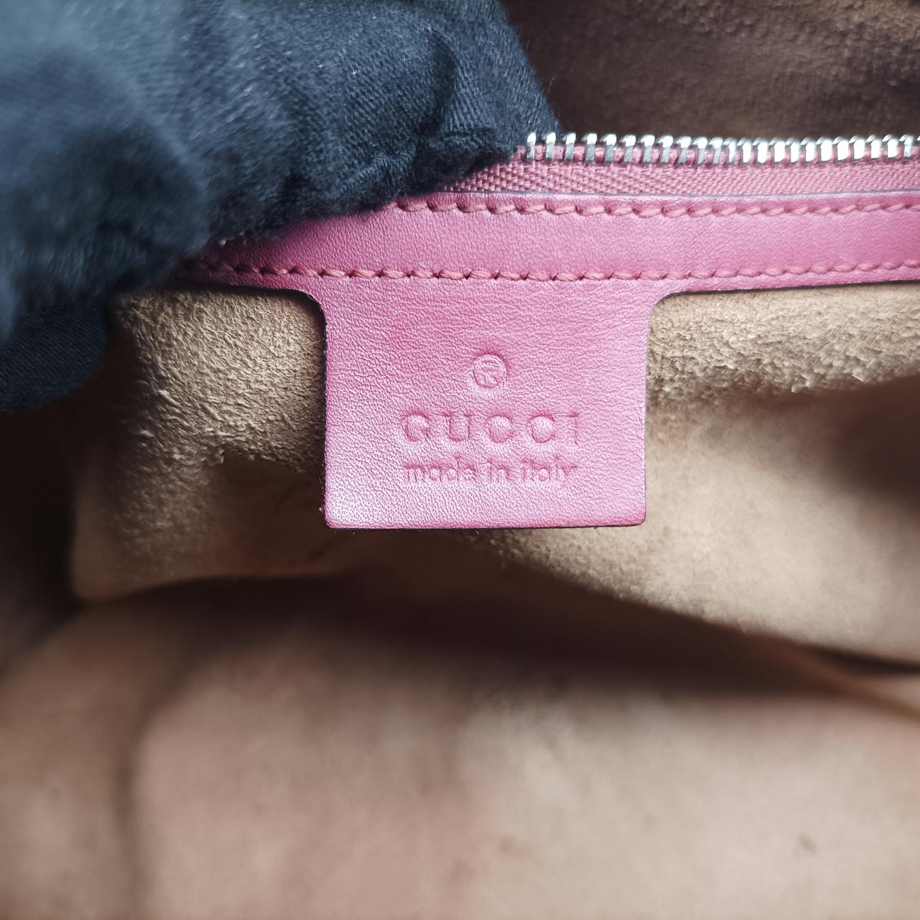 Pre-owned Gucci GG SUPREME beige×Multicolour PVC coated canvas 409529 shoulderbag | stylenewstar