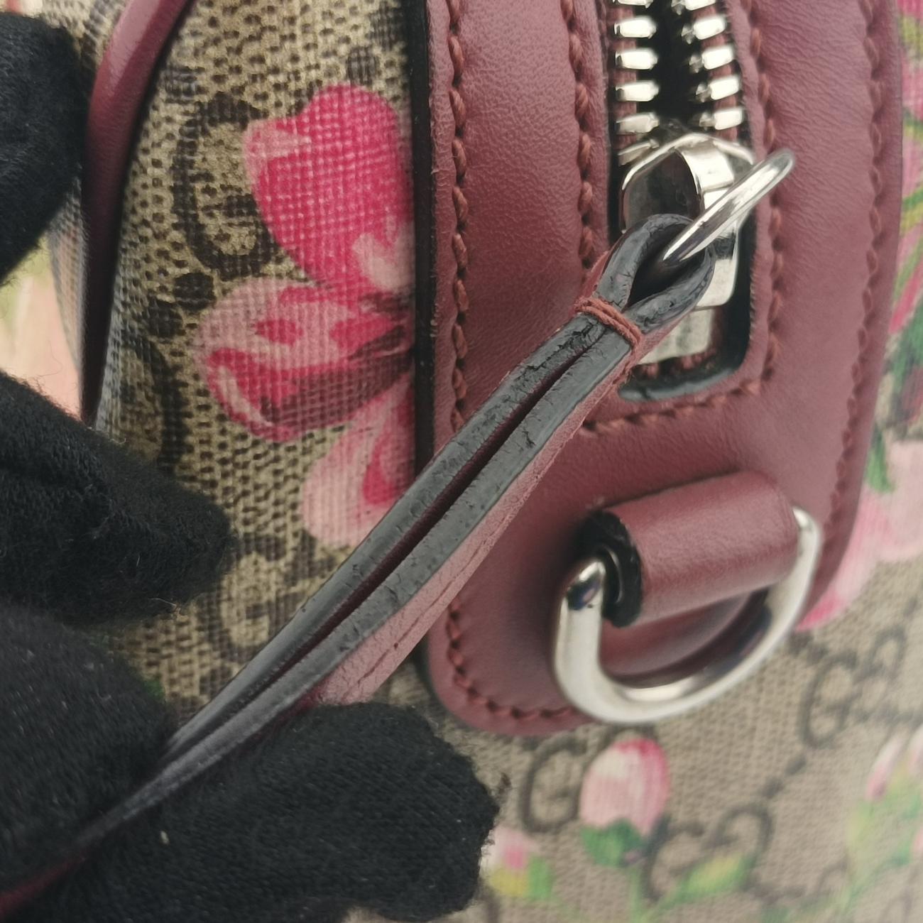 Pre-owned Gucci GG SUPREME beige×Multicolour PVC coated canvas 409529 shoulderbag | stylenewstar