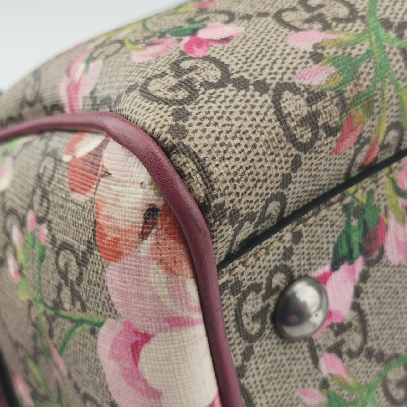 Pre-owned Gucci GG SUPREME beige×Multicolour PVC coated canvas 409529 shoulderbag | stylenewstar