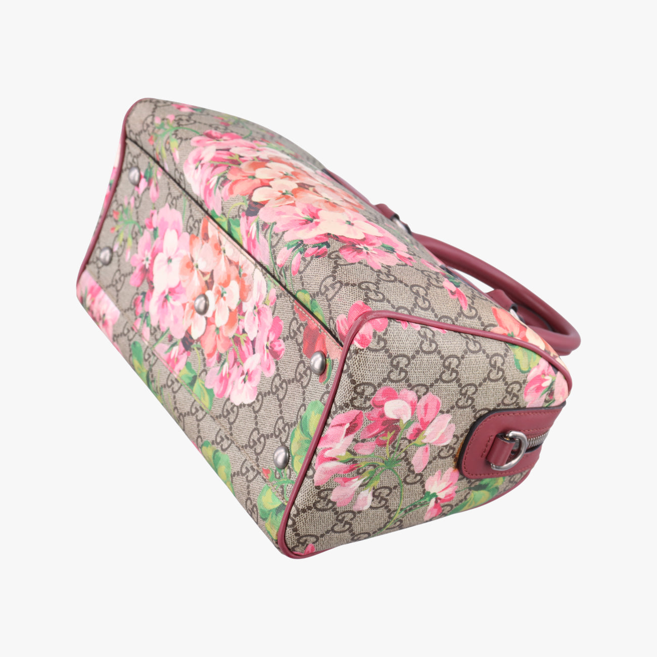 Pre-owned Gucci GG SUPREME beige×Multicolour PVC coated canvas 409529 shoulderbag | stylenewstar