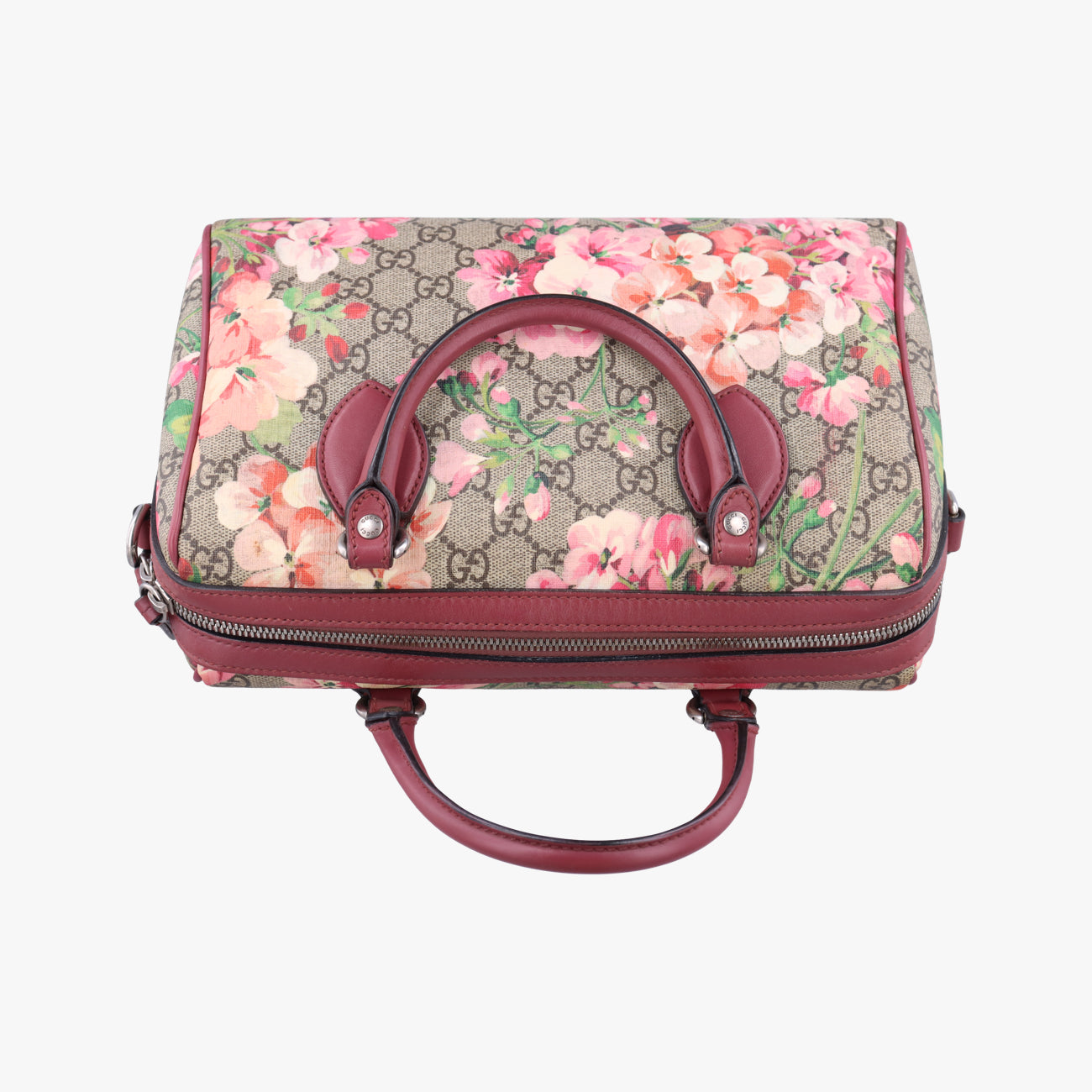 Pre-owned Gucci GG SUPREME beige×Multicolour PVC coated canvas 409529 shoulderbag | stylenewstar