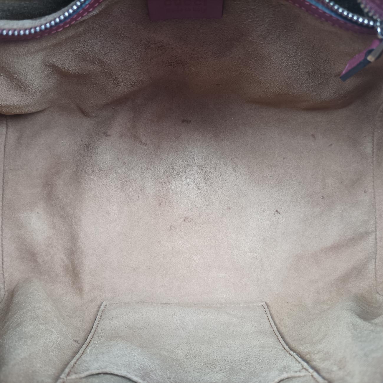 Pre-owned Gucci GG SUPREME beige×Multicolour PVC coated canvas 409529 shoulderbag | stylenewstar