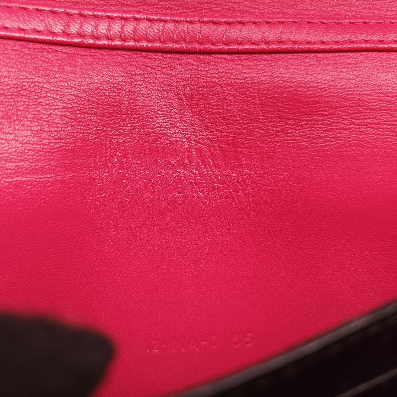 Pre-owned Christian Dior Cannage New Lock Red lambskin  shoulderbag | stylenewstar