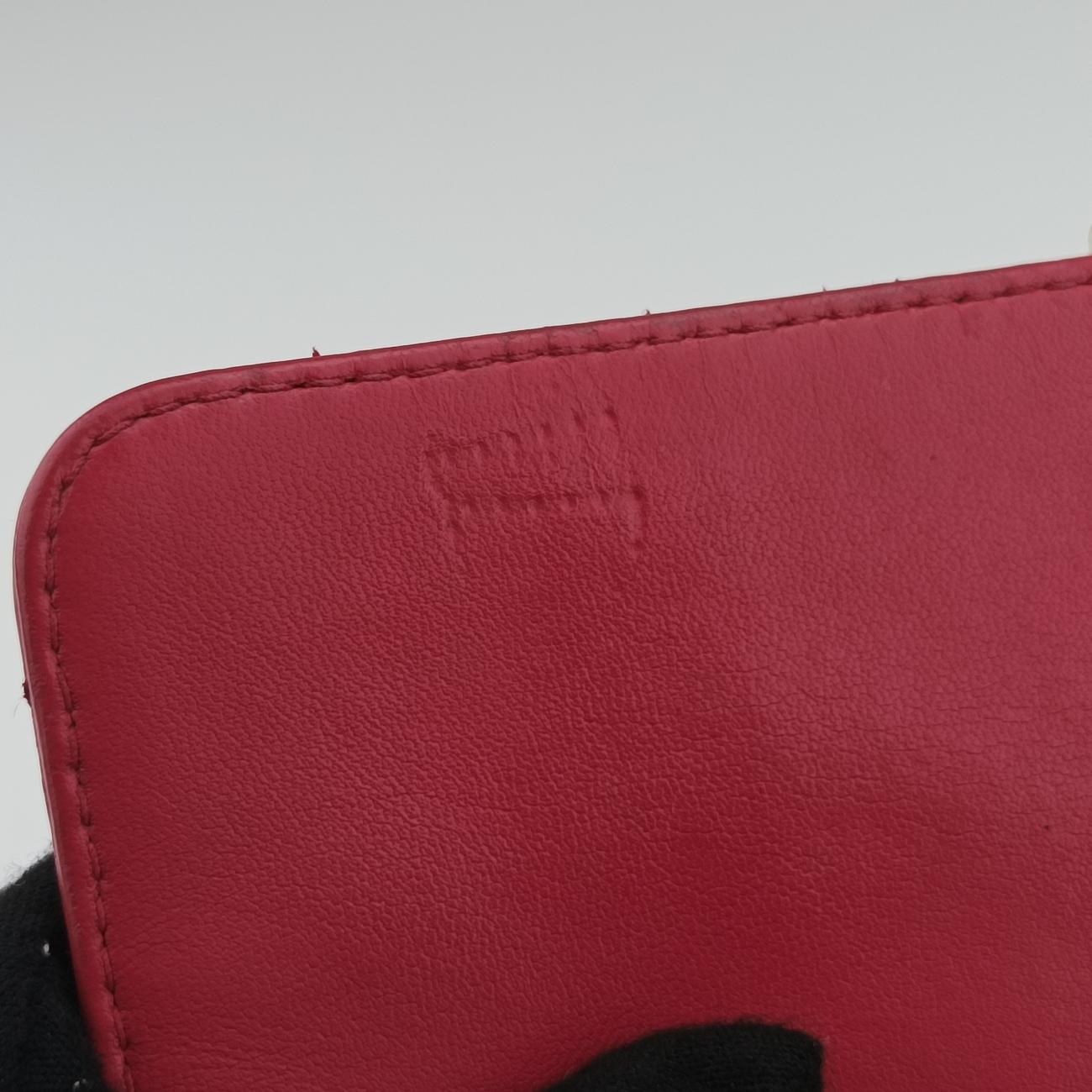 Pre-owned Christian Dior Cannage New Lock Red lambskin  shoulderbag | stylenewstar