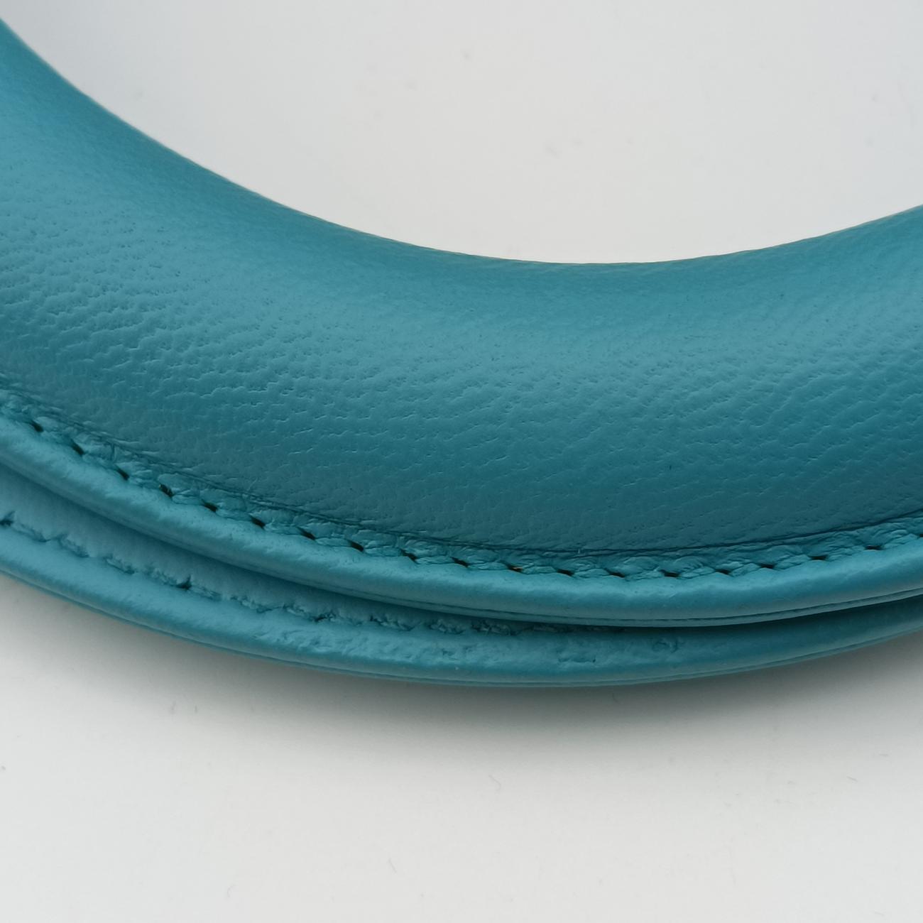 Pre-owned Christian Dior Lady Dior Blue lambskin  shoulderbag | stylenewstar