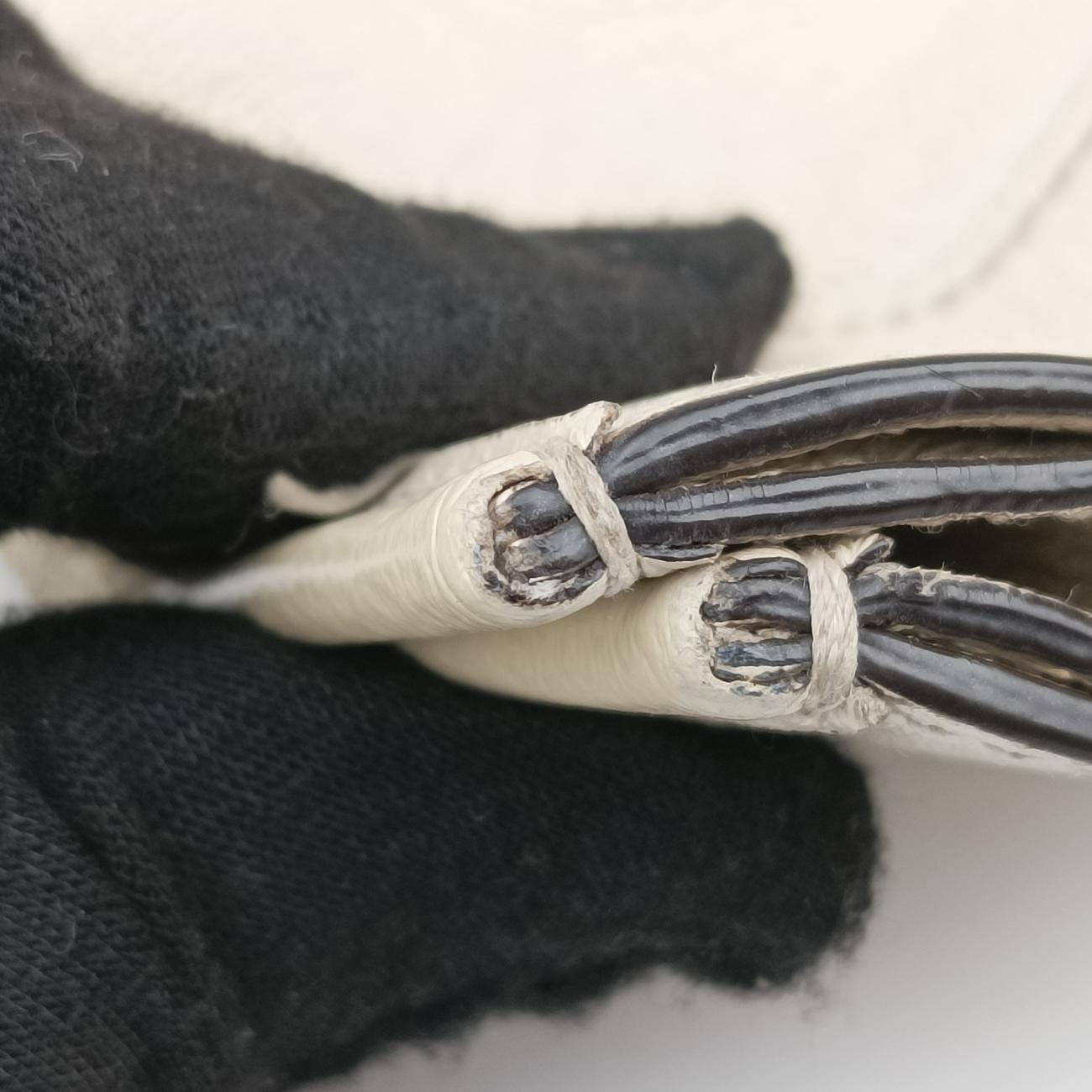 Pre-owned Gucci Rajah White×Black×Red Leather 537219 shoulderbag | stylenewstar