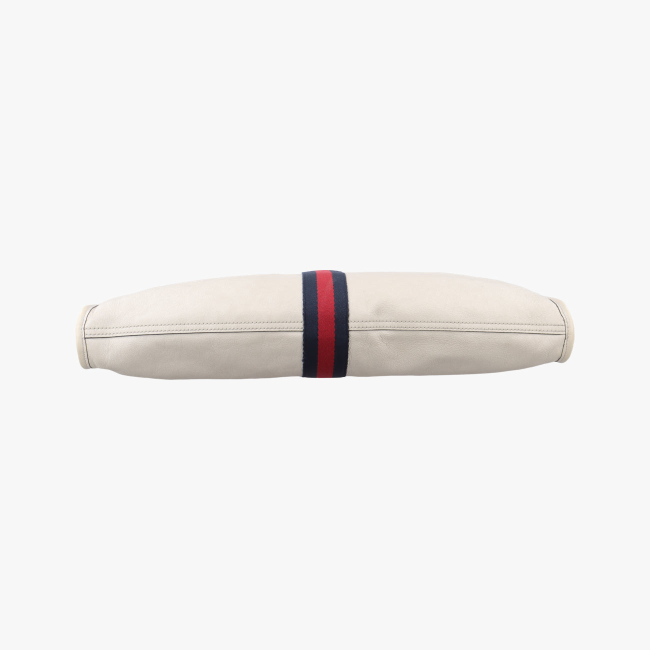 Pre-owned Gucci Rajah White×Black×Red Leather 537219 shoulderbag | stylenewstar