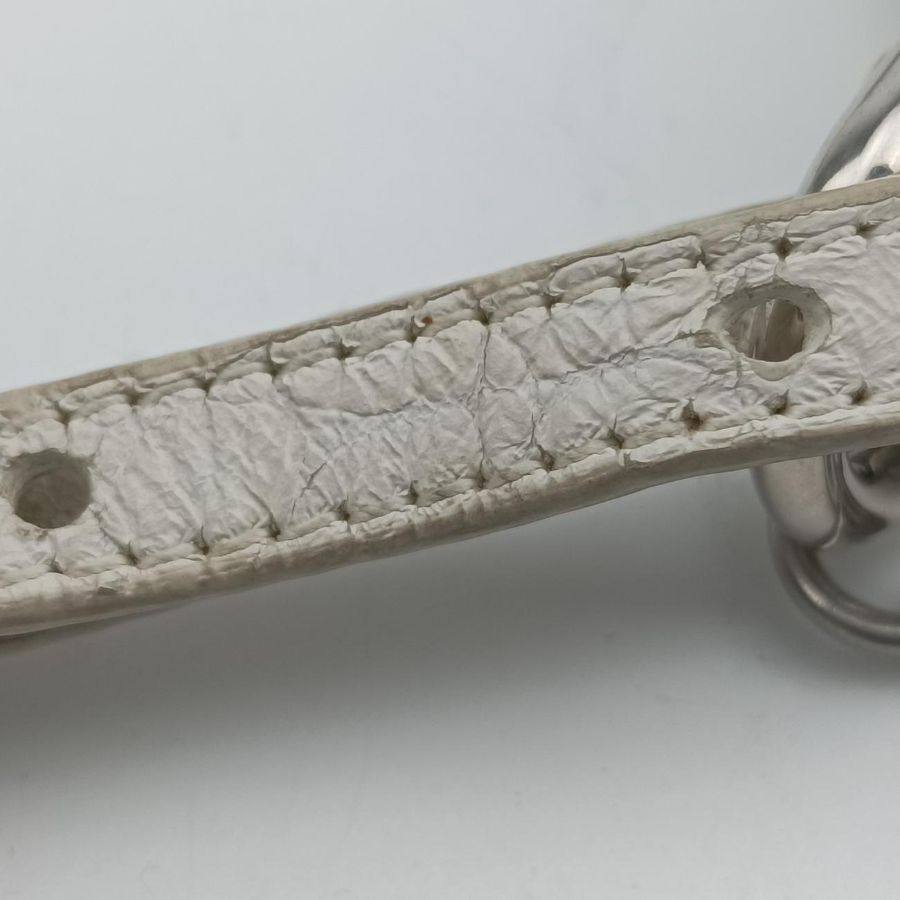 Pre-owned Balenciaga Le Cagole mini White lambskin  shoulderbag | stylenewstar