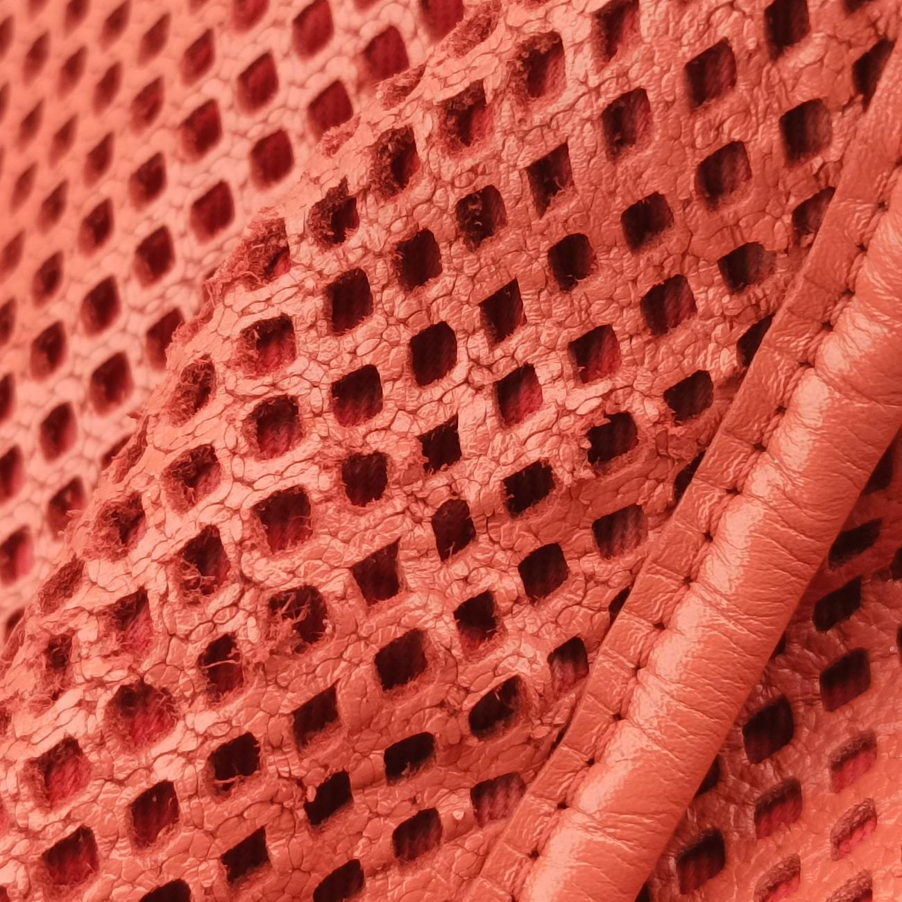 Vintage Chanel Up in the Air Perforated French Riviera Orange Leather A67654 shoulderbag | stylenewstar