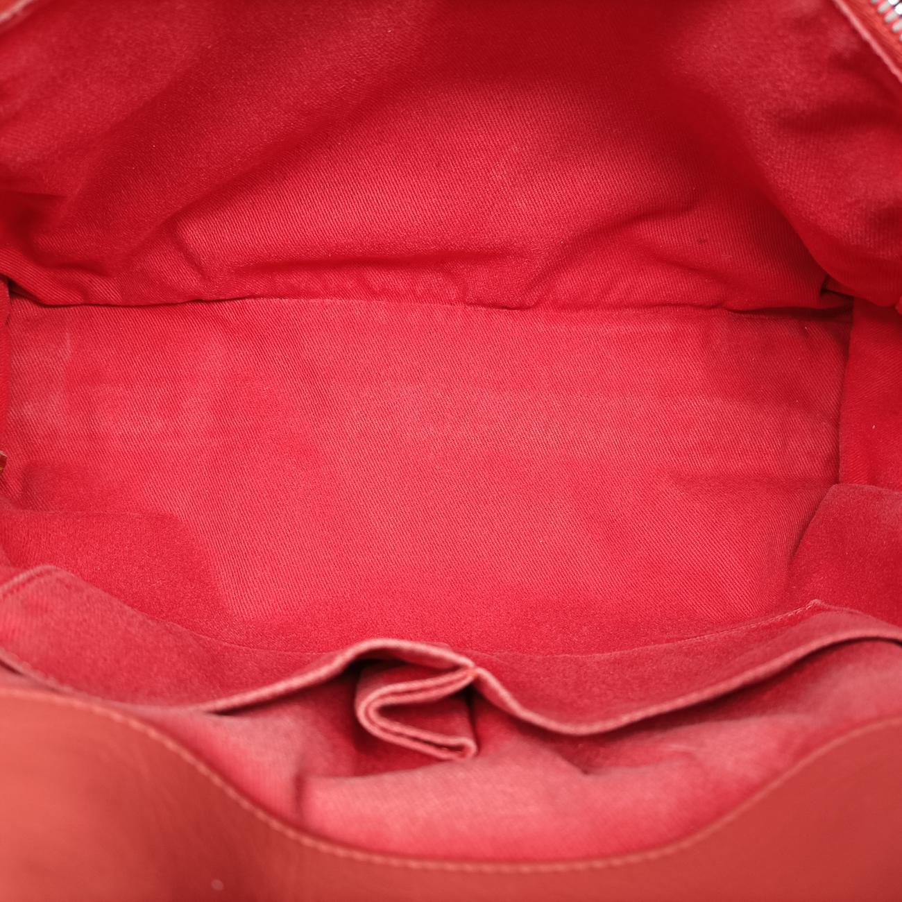 Vintage Chanel Up in the Air Perforated French Riviera Orange Leather A67654 shoulderbag | stylenewstar