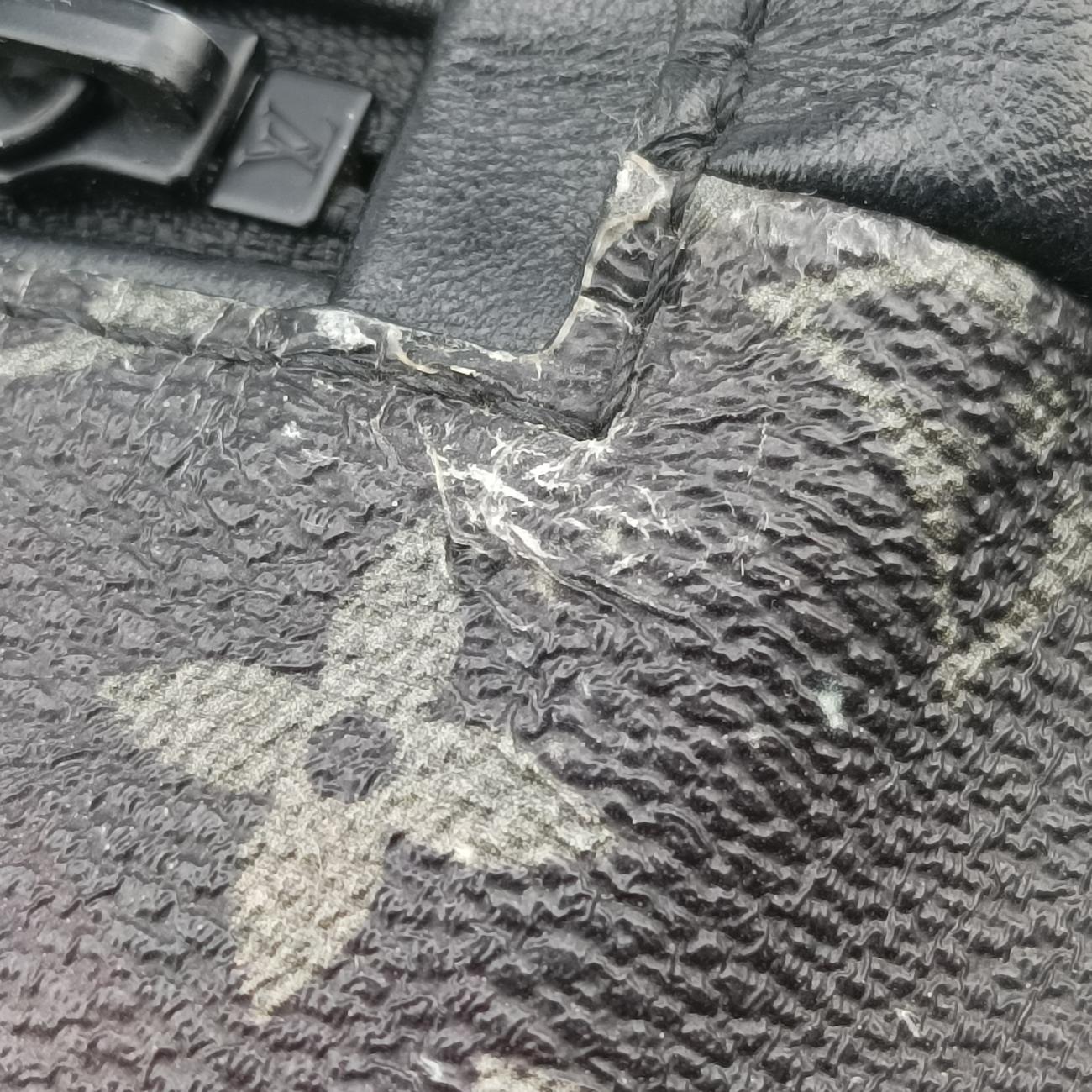 Pre-owned Louis Vuitton Discovery Black x multicolor Monogram Galaxy M44444 bum bag/waist bag | stylenewstar