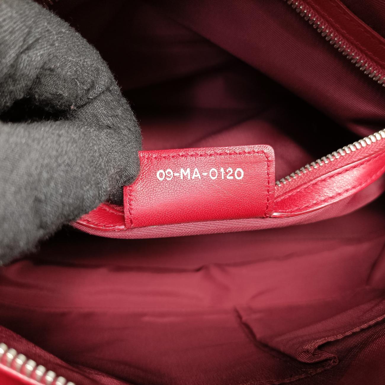 Pre-owned Christian Dior Granville Red lambskin  handbag | stylenewstar