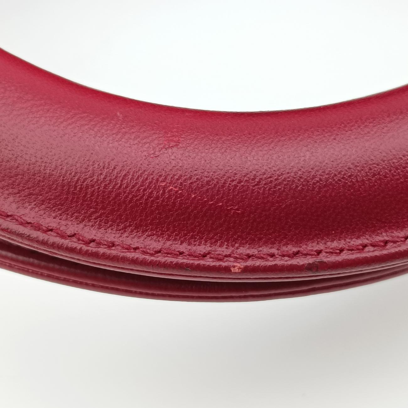 Pre-owned Christian Dior Granville Red lambskin  handbag | stylenewstar