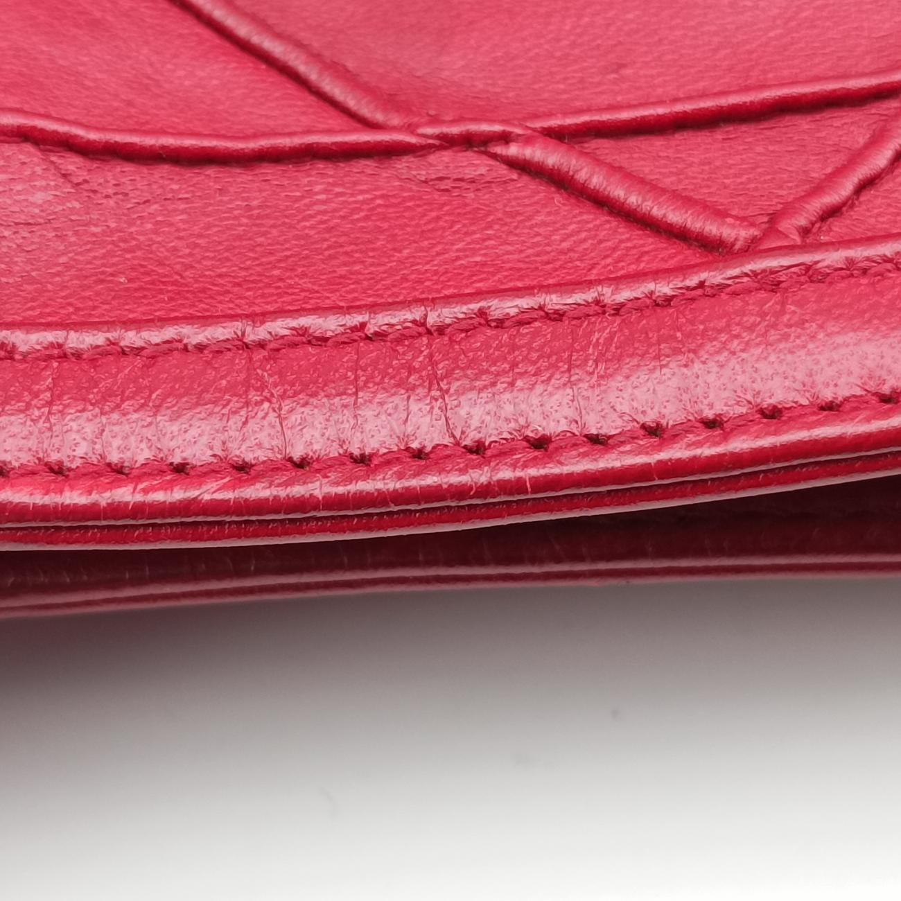 Pre-owned Christian Dior Granville Red lambskin  handbag | stylenewstar