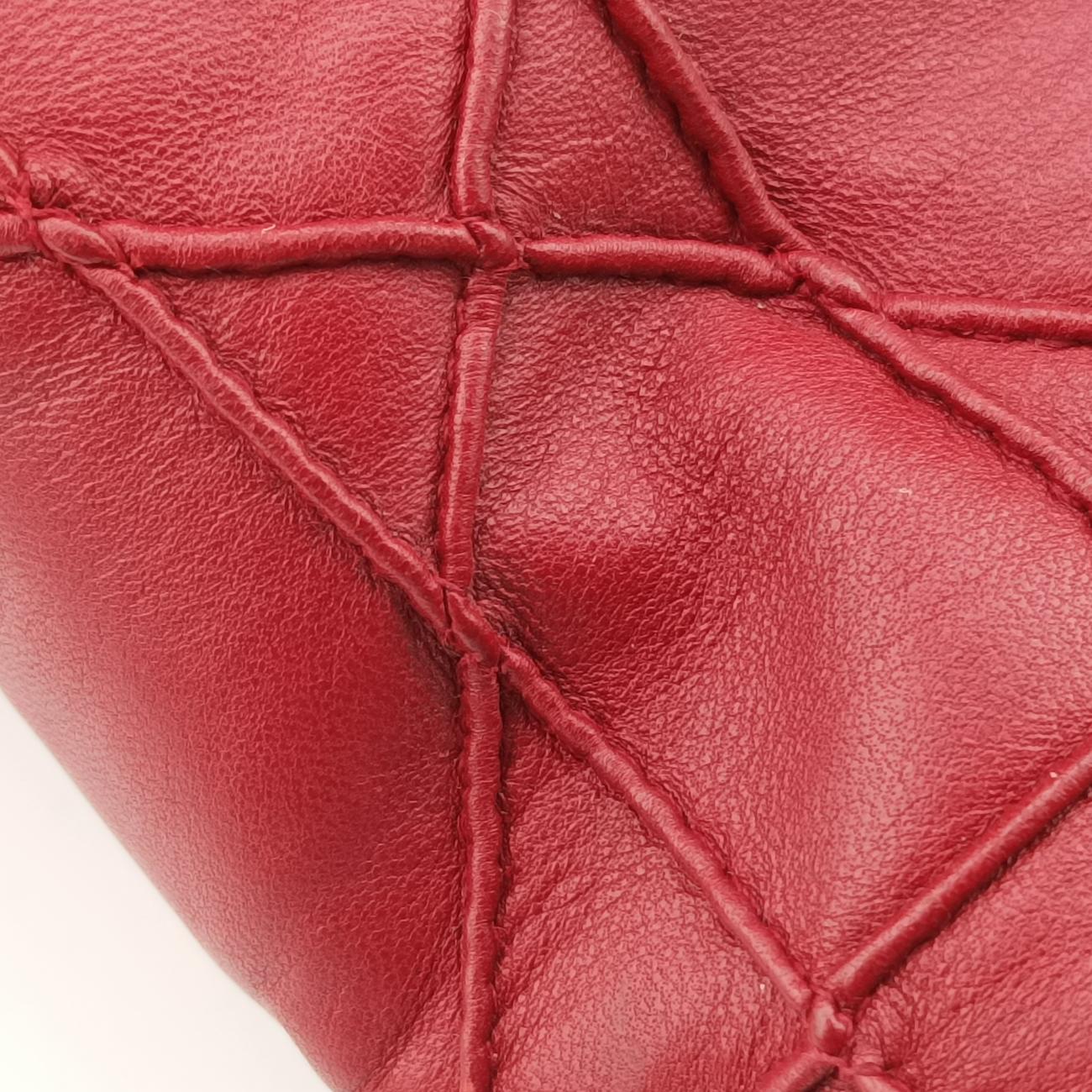 Pre-owned Christian Dior Granville Red lambskin  handbag | stylenewstar