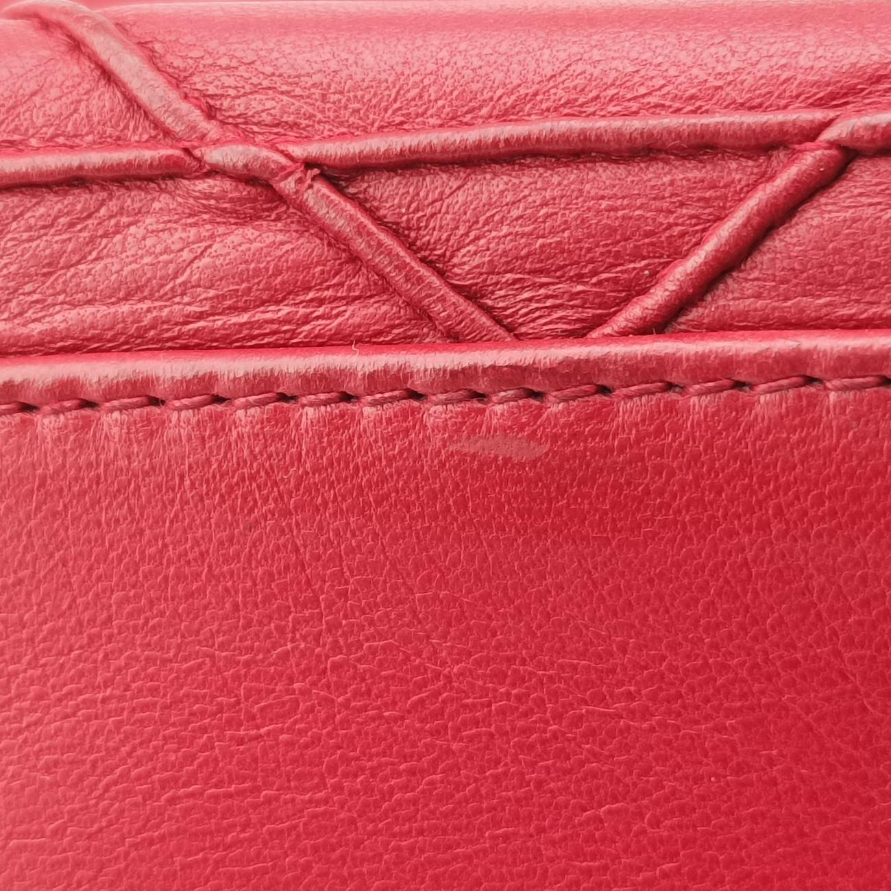 Pre-owned Christian Dior Granville Red lambskin  handbag | stylenewstar