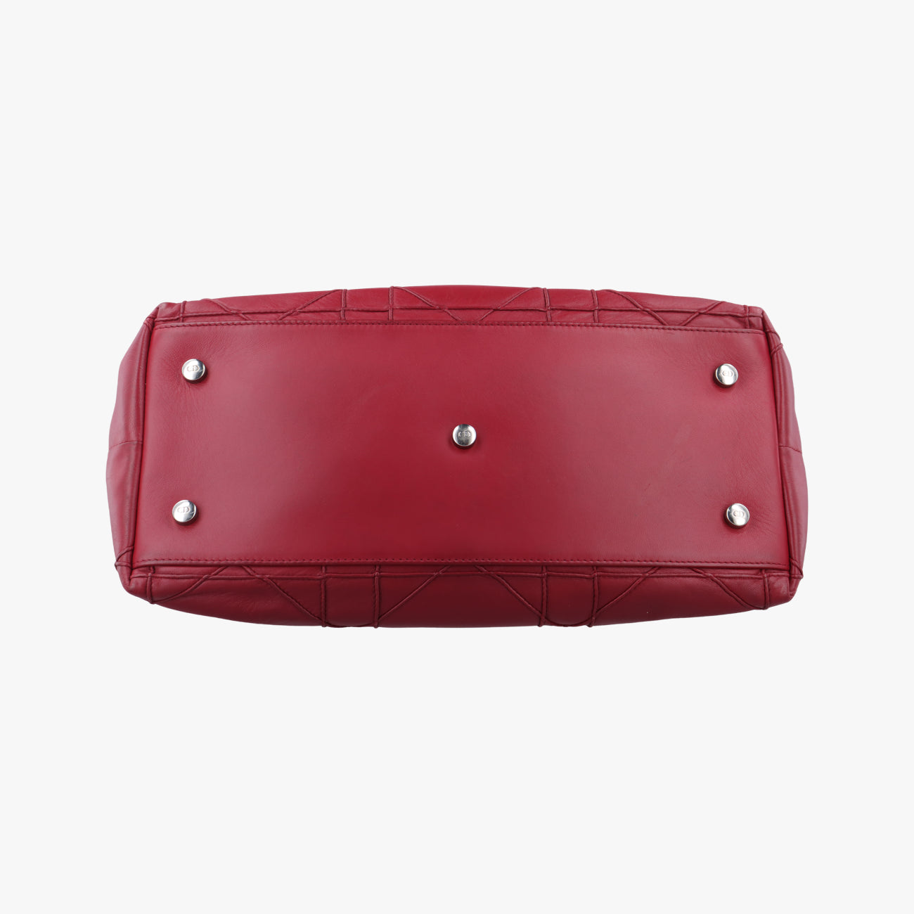 Pre-owned Christian Dior Granville Red lambskin  handbag | stylenewstar