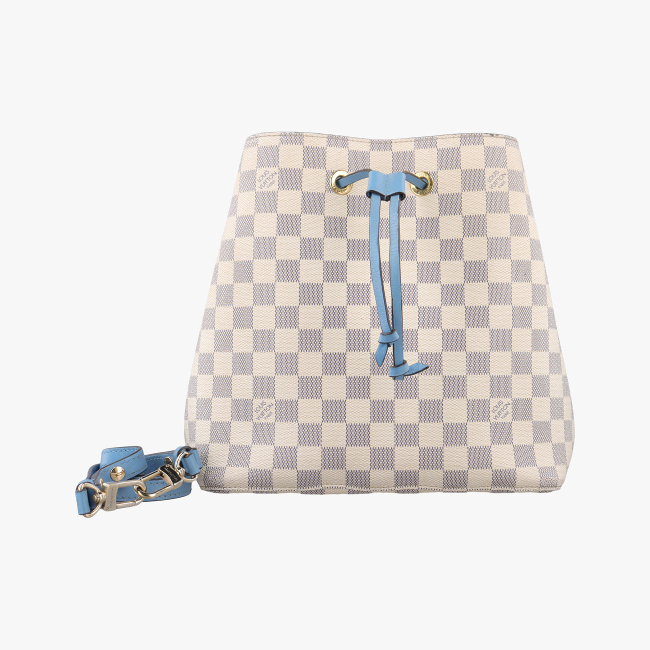Pre-owned Louis Vuitton NéoNoé AZURx BLEUET Damier Canvas N40153 shoulderbag | stylenewstar