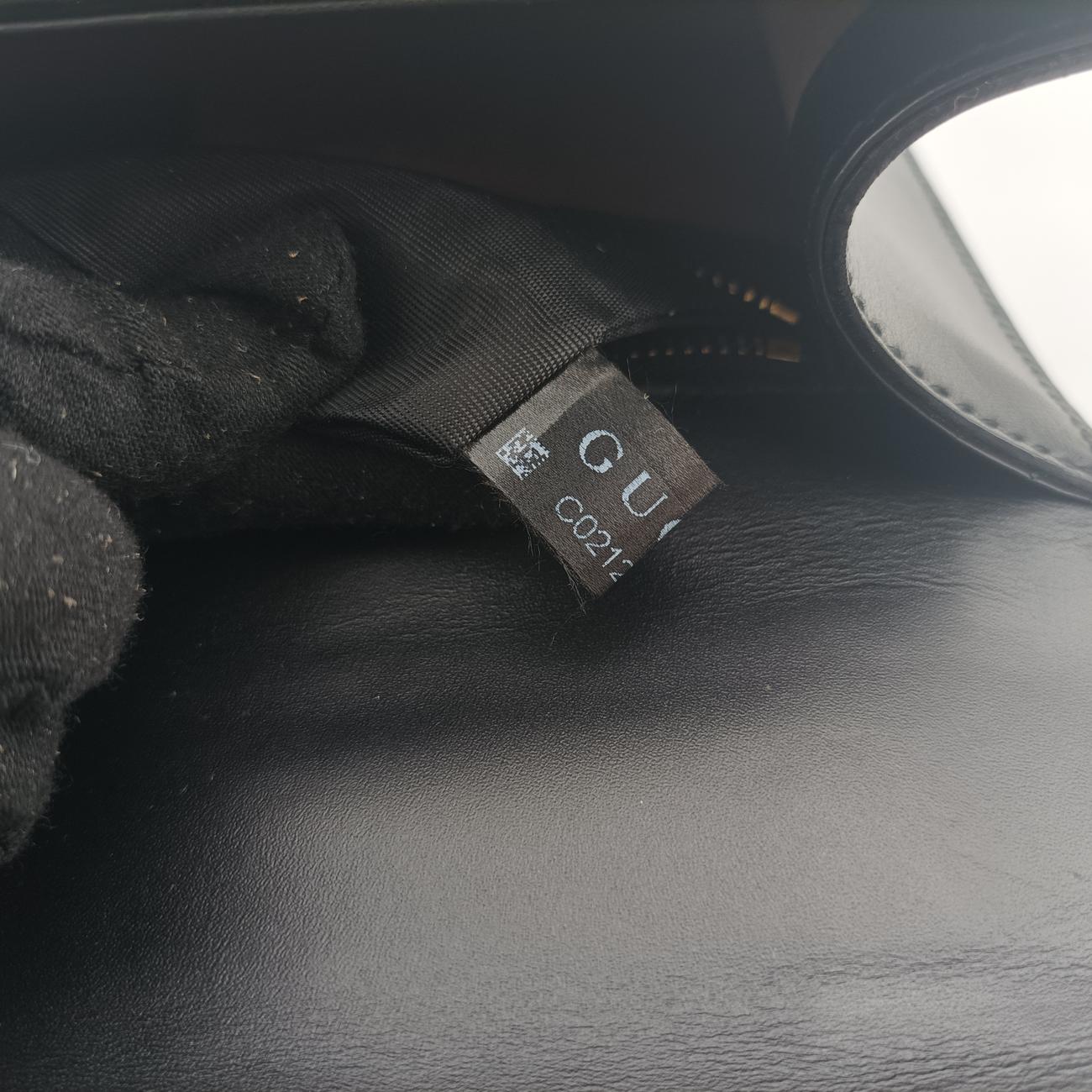 Vintage Gucci Sylvie Black×red×green Leather 421882 shoulderbag | stylenewstar