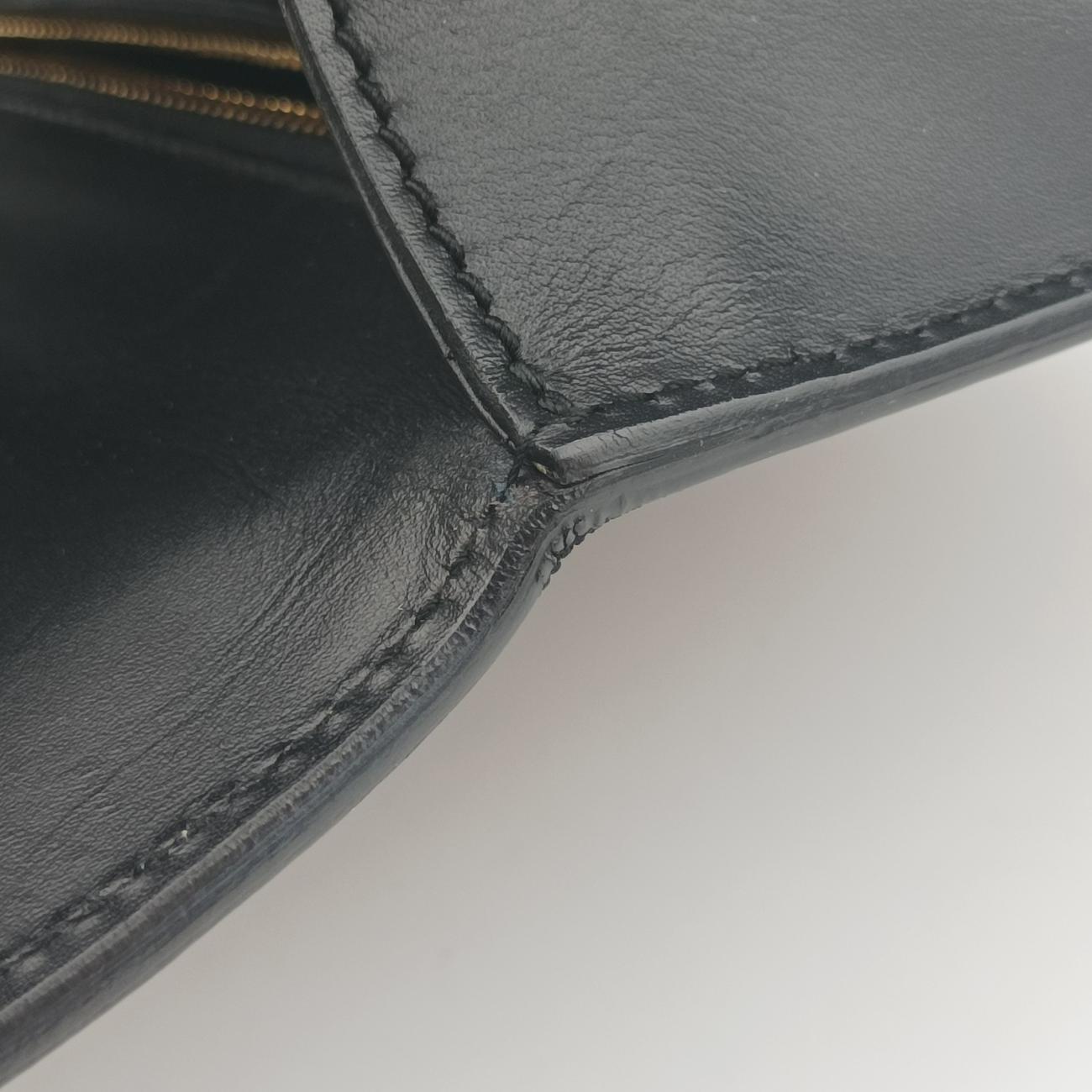 Vintage Gucci Sylvie Black×red×green Leather 421882 shoulderbag | stylenewstar