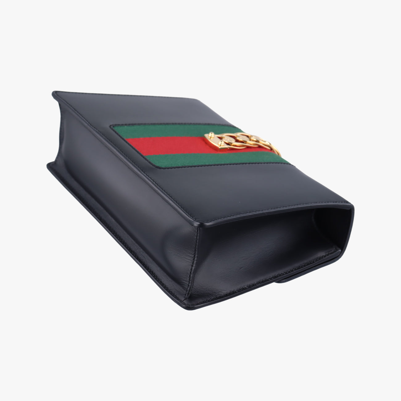 Vintage Gucci Sylvie Black×red×green Leather 421882 shoulderbag | stylenewstar