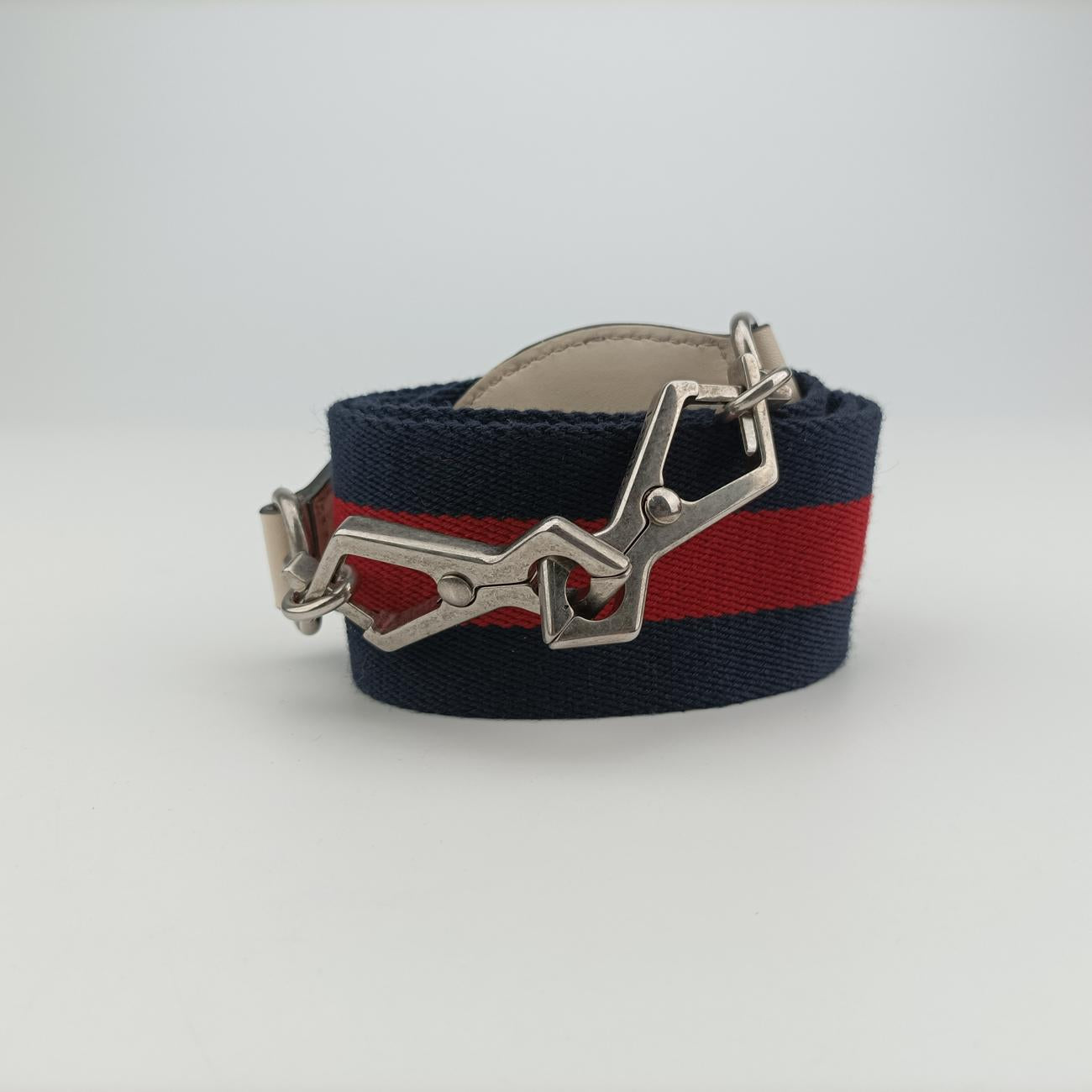 Pre-owned Gucci Dionysus Web White Leather 444073 shoulderbag | stylenewstar