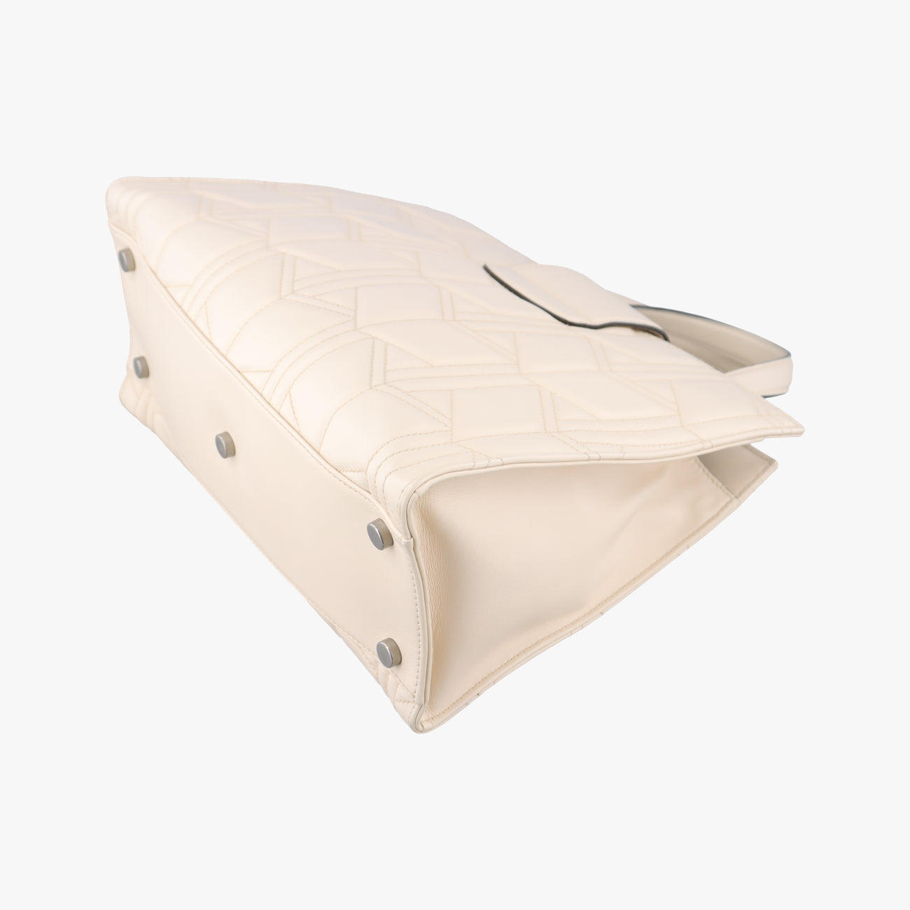 Pre-owned Gucci Dionysus Web White Leather 444073 shoulderbag | stylenewstar