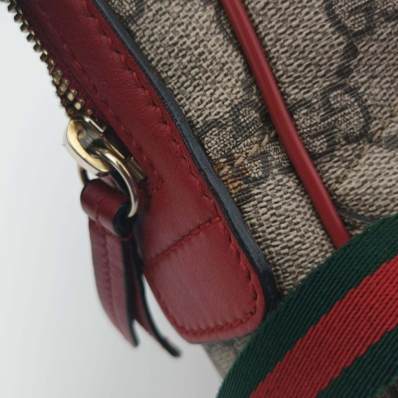 Vintage Gucci GG Supreme Tian Beige×Multicolour PVC coated canvas 427042 backpack/rucksack | stylenewstar