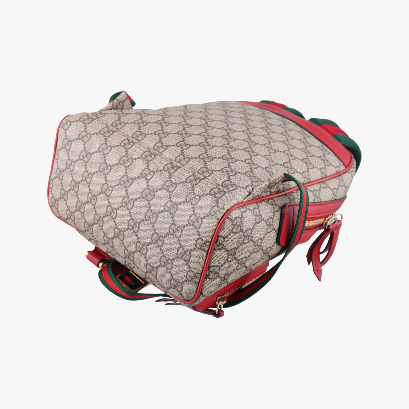 Vintage Gucci GG Supreme Tian Beige×Multicolour PVC coated canvas 427042 backpack/rucksack | stylenewstar