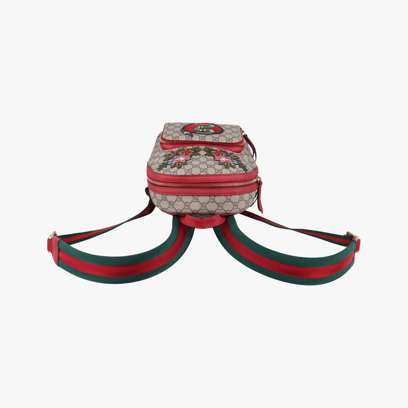 Vintage Gucci GG Supreme Tian Beige×Multicolour PVC coated canvas 427042 backpack/rucksack | stylenewstar