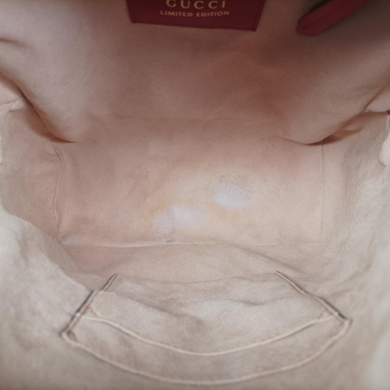 Vintage Gucci GG Supreme Tian Beige×Multicolour PVC coated canvas 427042 backpack/rucksack | stylenewstar