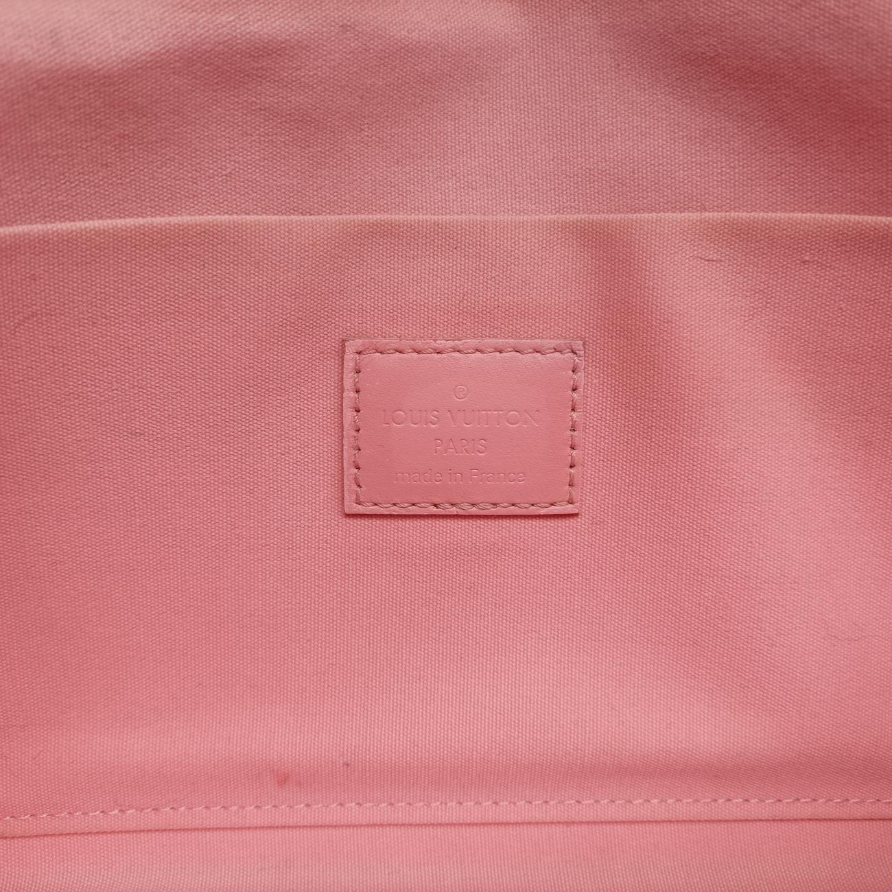 Pre-owned Louis Vuitton Pochette Félicie Pink×Red Vernis M62359 shoulderbag | stylenewstar