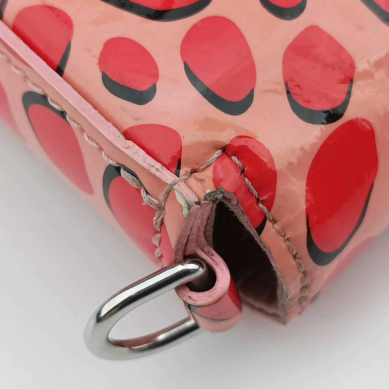 Pre-owned Louis Vuitton Pochette Félicie Pink×Red Vernis M62359 shoulderbag | stylenewstar