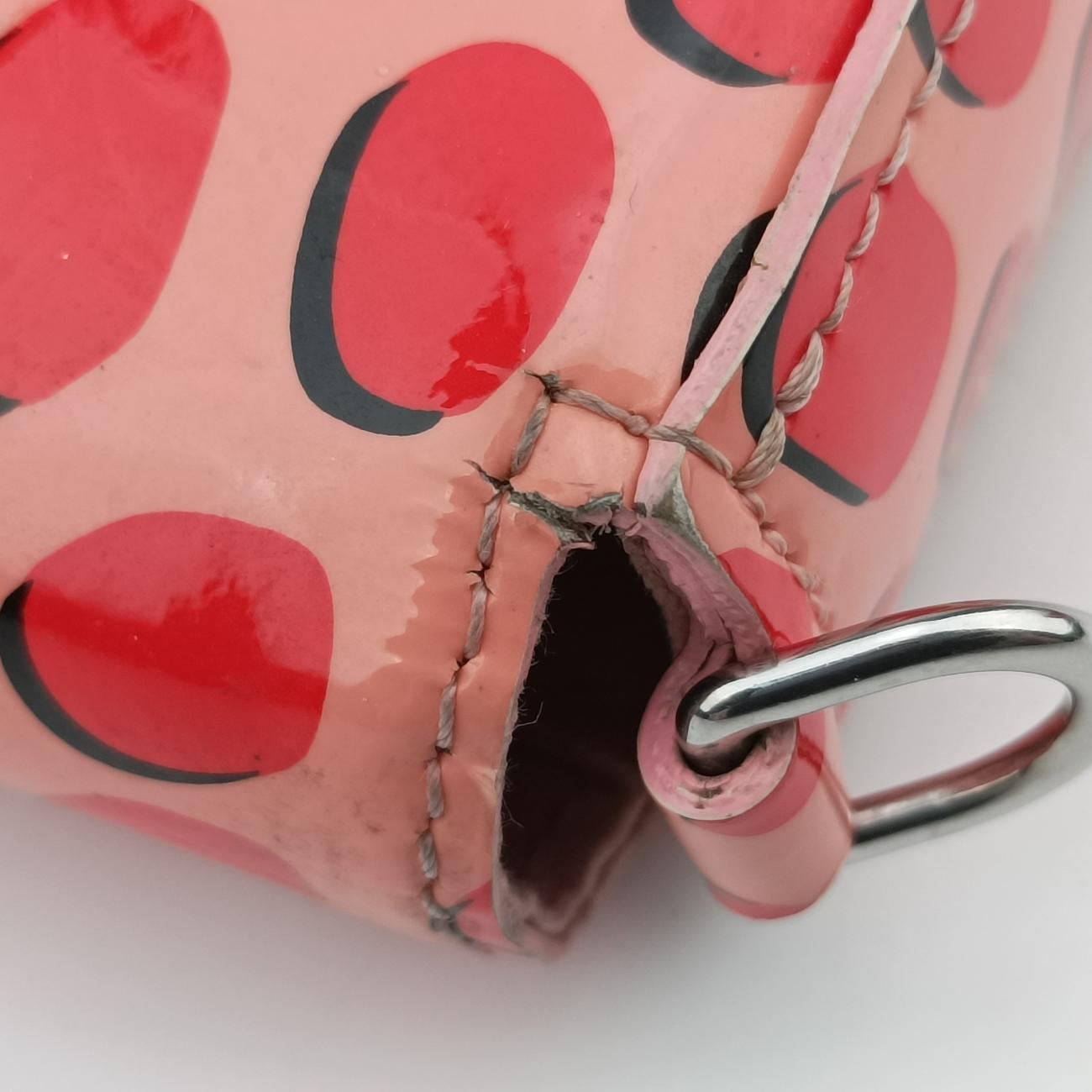 Pre-owned Louis Vuitton Pochette Félicie Pink×Red Vernis M62359 shoulderbag | stylenewstar