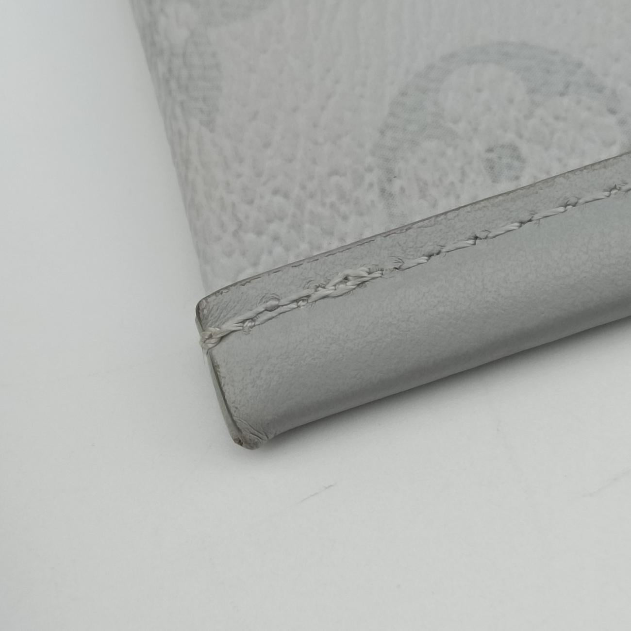 Pre-owned Louis Vuitton Flat Messenger Gray×Orange Monogram canvas x Monogram denim M44640 shoulderbag | stylenewstar