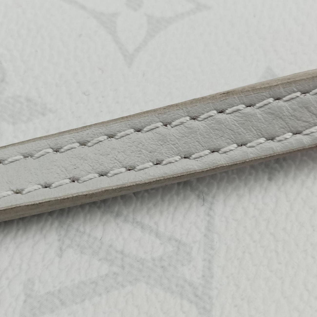 Pre-owned Louis Vuitton Flat Messenger Gray×Orange Monogram canvas x Monogram denim M44640 shoulderbag | stylenewstar