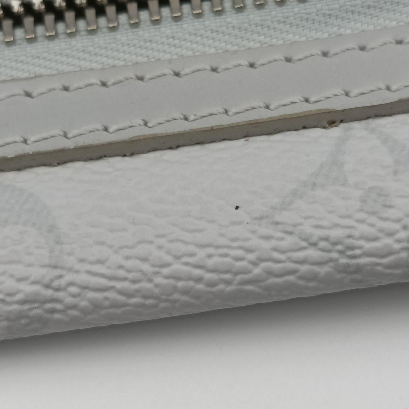 Pre-owned Louis Vuitton Flat Messenger Gray×Orange Monogram canvas x Monogram denim M44640 shoulderbag | stylenewstar