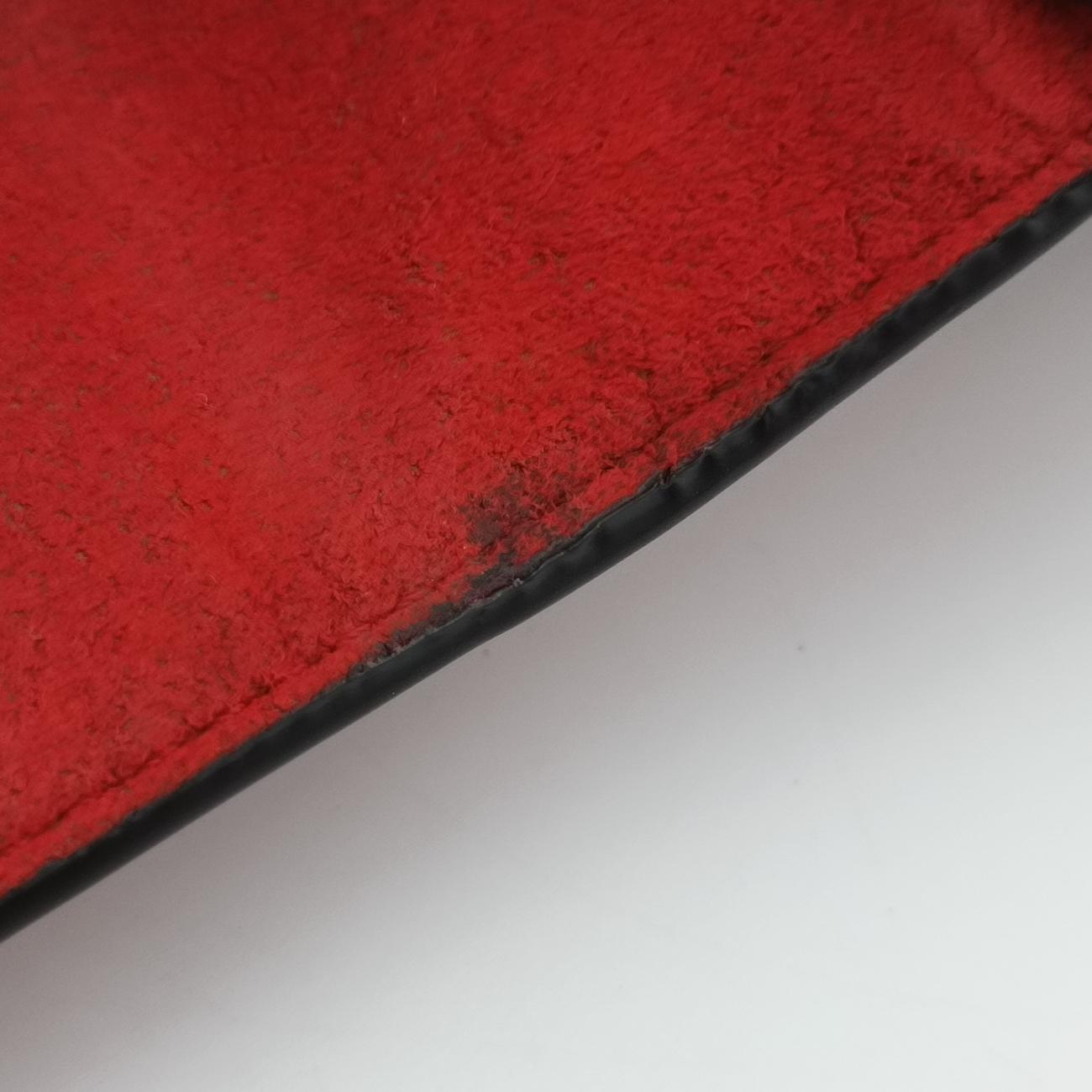 Pre-owned Louis Vuitton Rocky BB Monogram/Brown x Red Monogram canvas x calf leather M44322 shoulderbag | stylenewstar