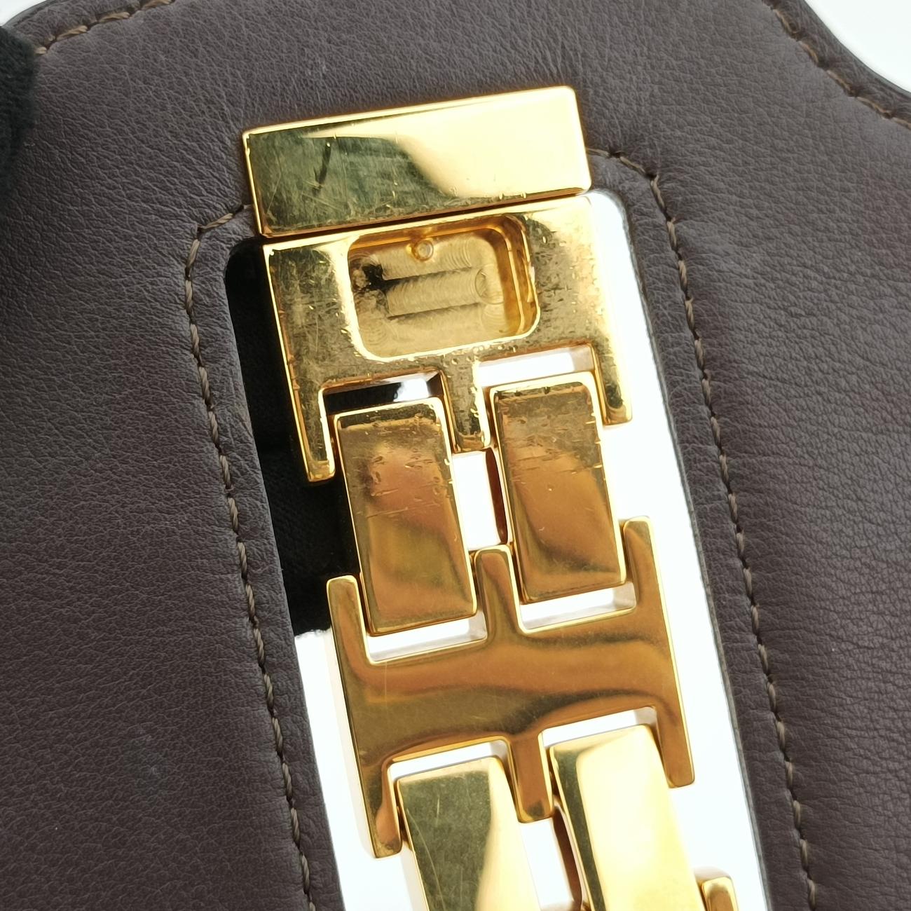 Pre-owned Louis Vuitton Collection Trapezio Pink×Brown leather M97086 shoulderbag | stylenewstar