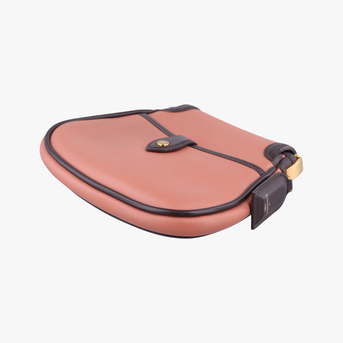 Pre-owned Louis Vuitton Collection Trapezio Pink×Brown leather M97086 shoulderbag | stylenewstar